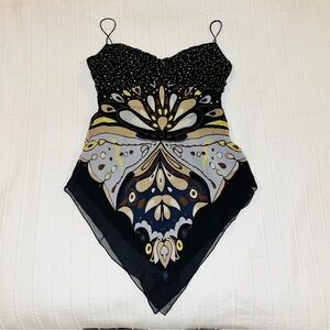 RARE✨BCBG Handkerchief Top